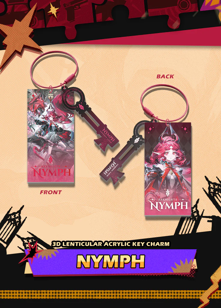 Arknights | 3D Lenticular Acrylic Key Charm | I Portatori Dei Velluti - Image 3