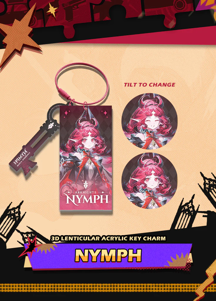 Arknights | 3D Lenticular Acrylic Key Charm | I Portatori Dei Velluti - Image 4