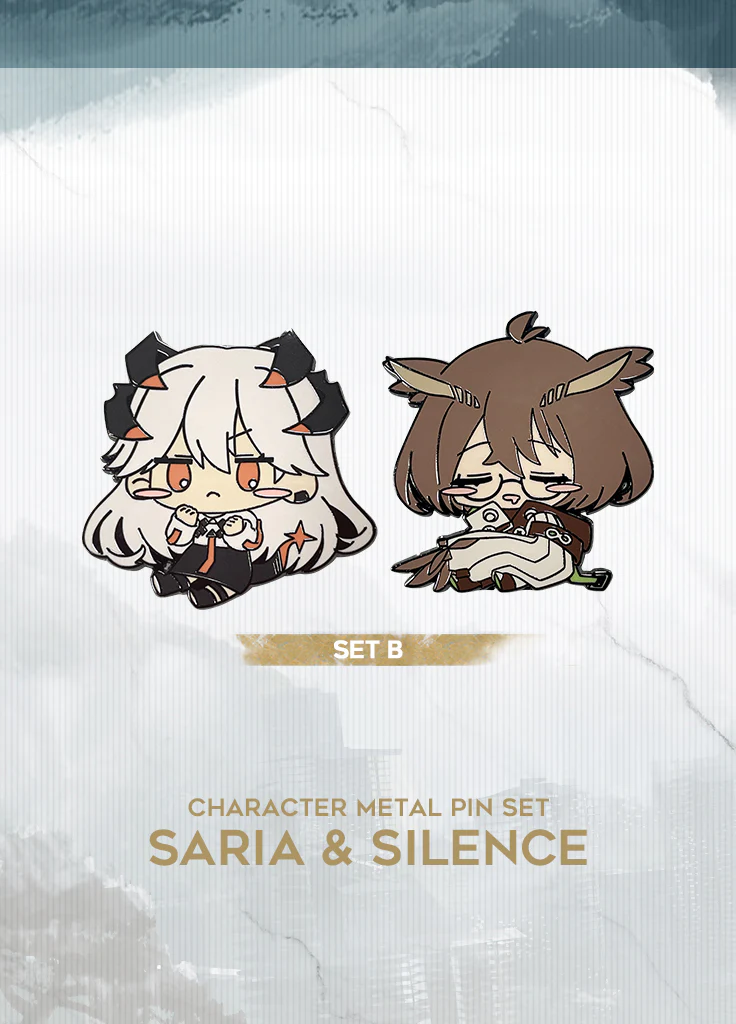 Arknights | Character Metal Pin Set | 2.5 Anniv - Image 3