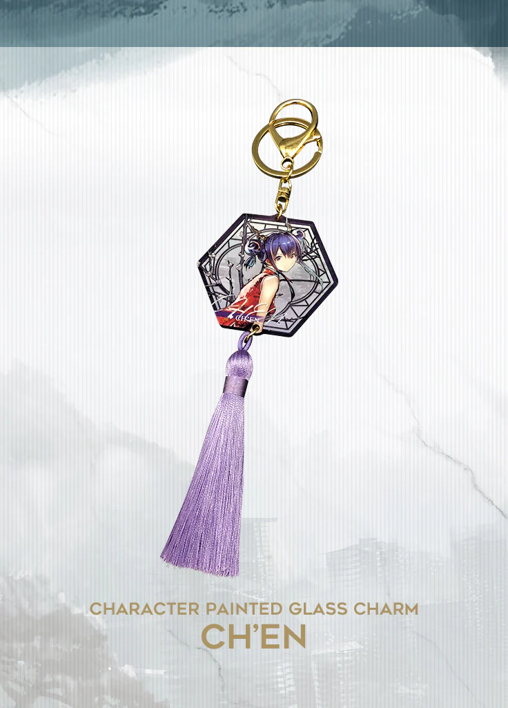 Arknights | Character Painted Glass Charm | 2.5 Anniv - Image 5