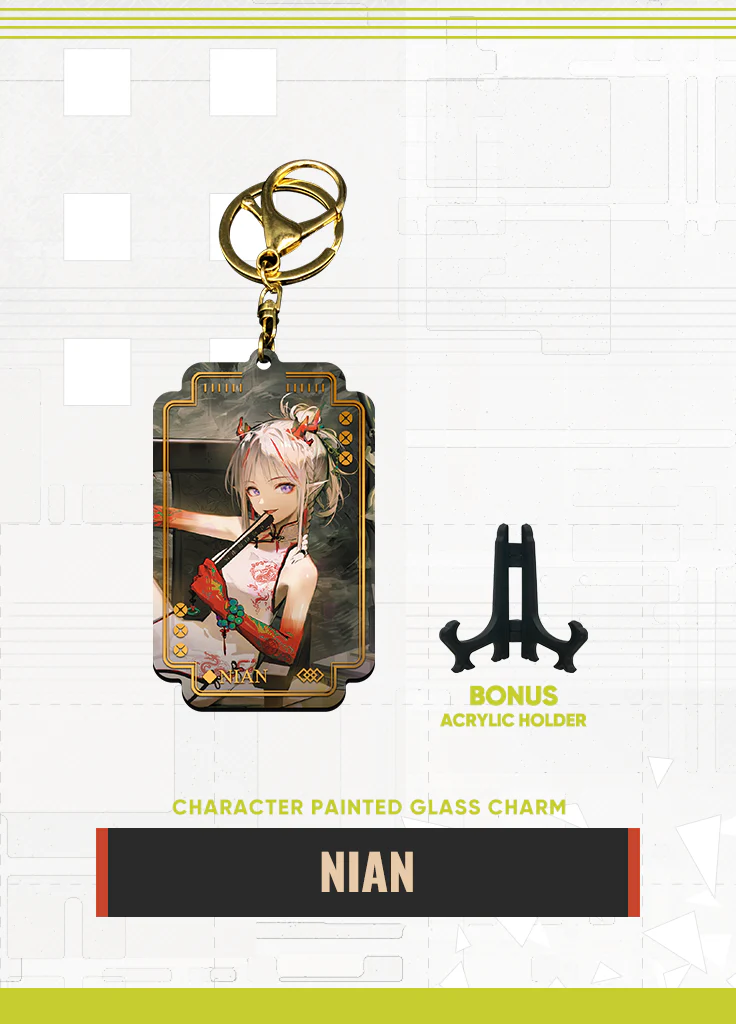 Arknights | Character Painted Glass Charm | 4.5 Anniv - Image 5