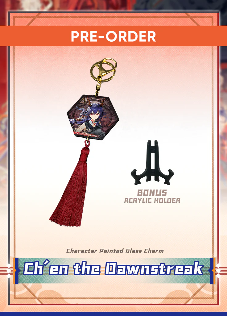 Arknights | Character Painted Glass Charm | 6.5th Anniv - Image 3