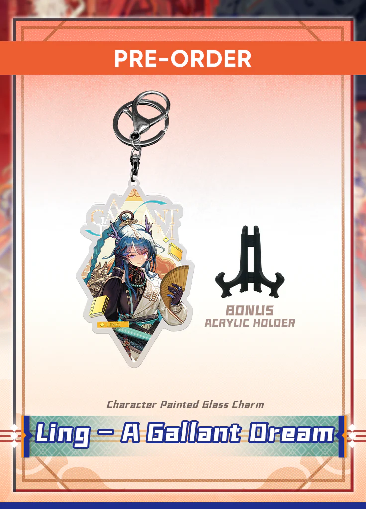 Arknights | Character Painted Glass Charm | 6.5th Anniv - Image 4