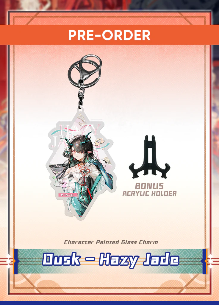 Arknights | Character Painted Glass Charm | 6.5th Anniv - Image 5