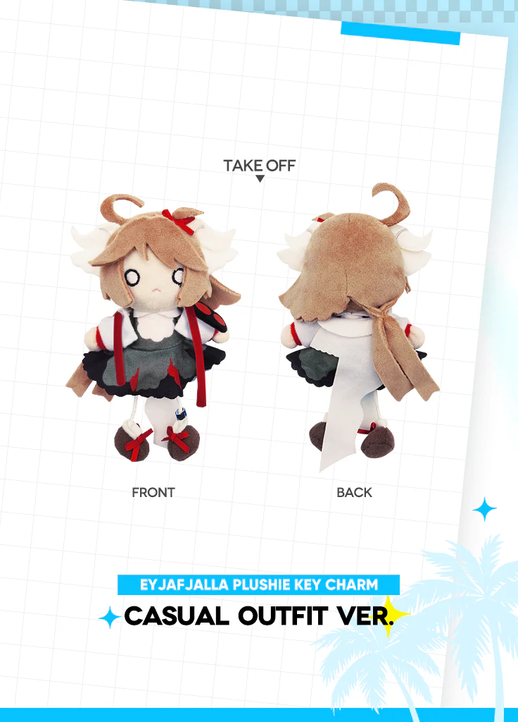 Arknights | Eyjafjalla Plushie Key Charm | 4th Anniv - Image 3