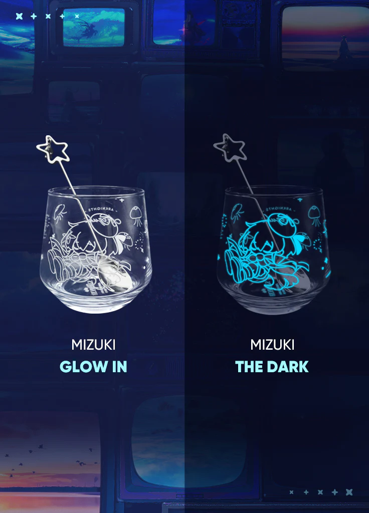 Arknights | Glow-in-the-dark Glass | Mizuki & Friends Ensemble - Image 3
