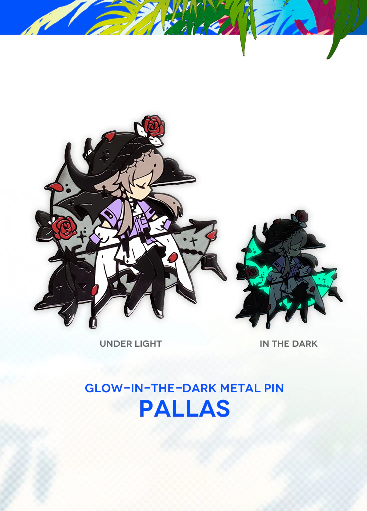 Arknights | Glow-In-The-Dark Metal Pin | 2nd Anniv - Image 4
