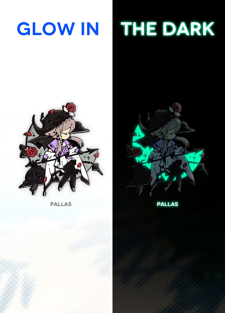 Arknights | Glow-In-The-Dark Metal Pin | 2nd Anniv - Image 5