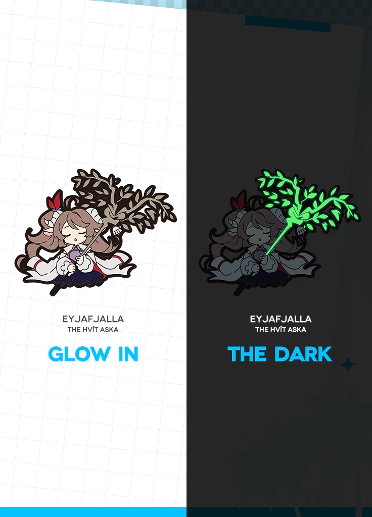 Arknights | Glow-in-the-dark Metal Pin | 4th Anniv - Image 7