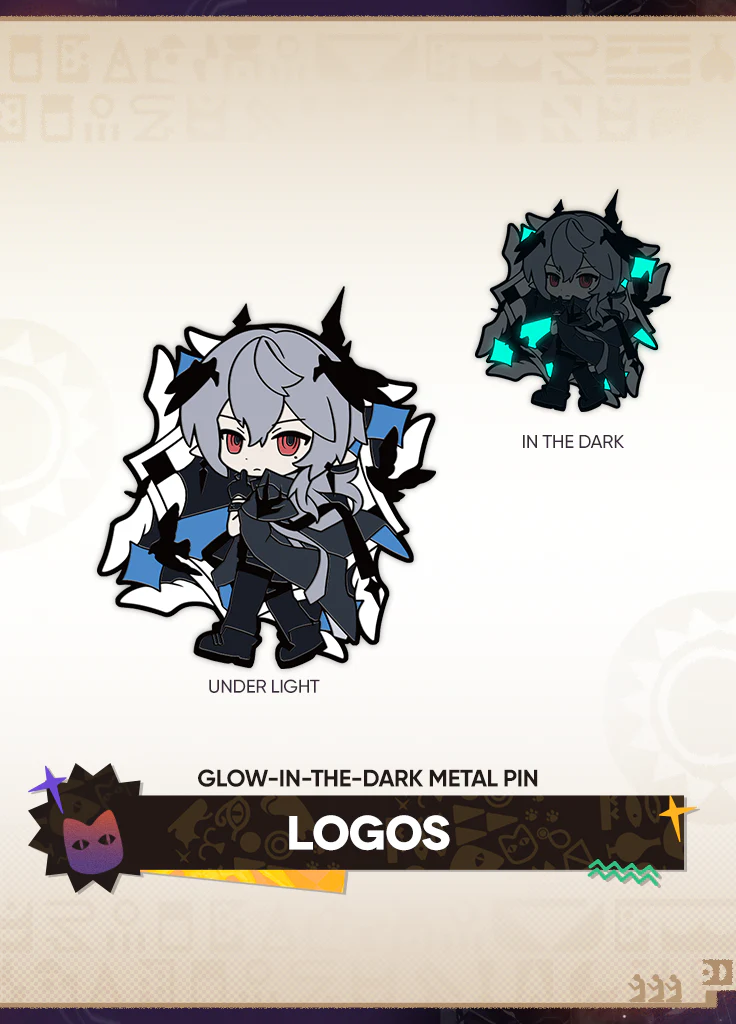 Arknights | Glow-in-the-dark Metal Pin | 5th Anniv - Image 3