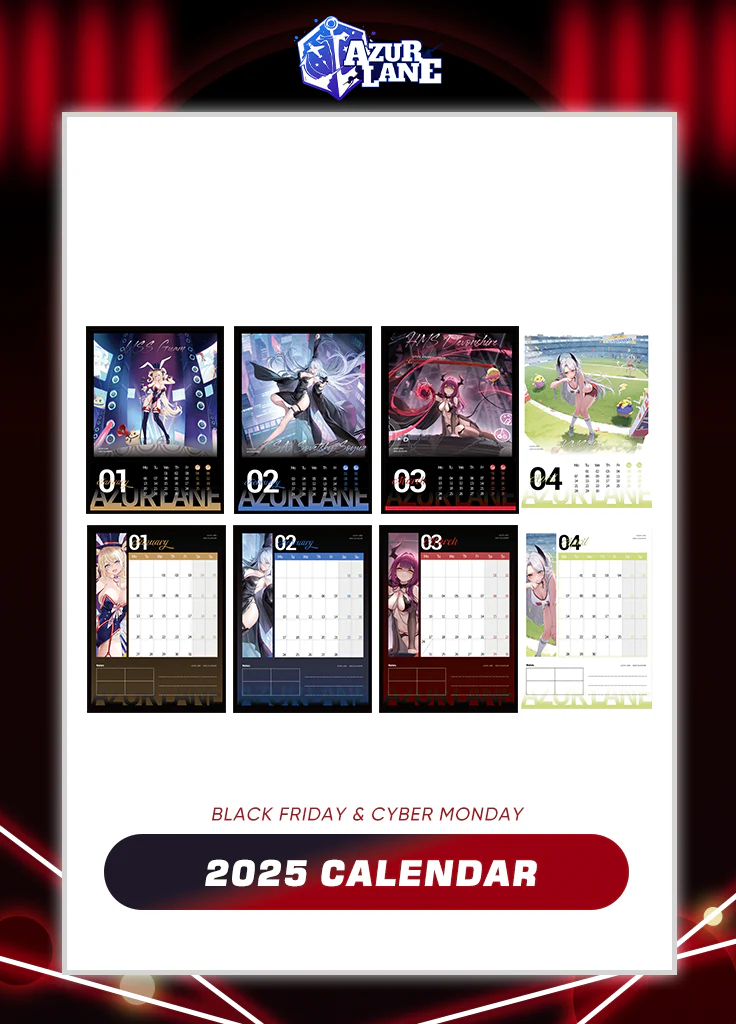 Azur Lane | 2025 Calendar | Black Friday 2024 - Image 3