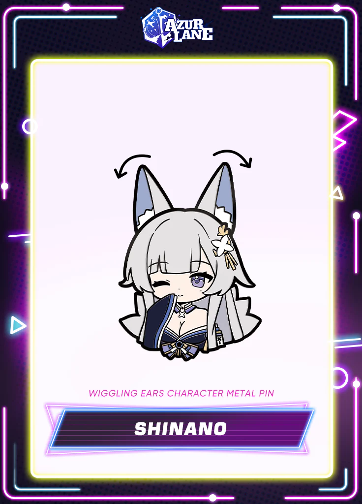 Azur Lane | Wiggling Ears Character Metal Pin | Black Friday 2025 - Image 4