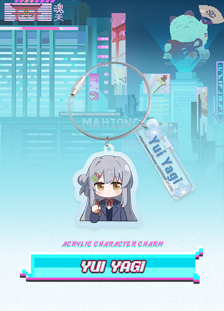 Mahjong Soul | Acrylic Character Charm | 7th Anniv - Image 3