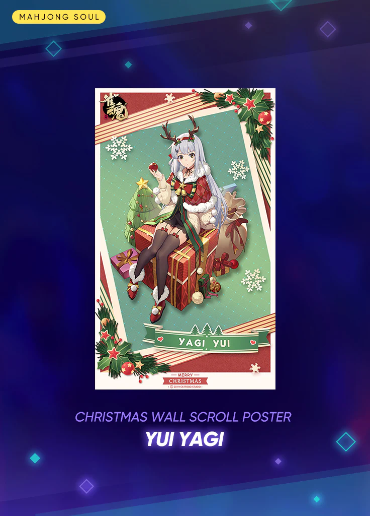 Mahjong Soul | Christmas Wall Scroll Poster | Black Friday 2022 - Image 2