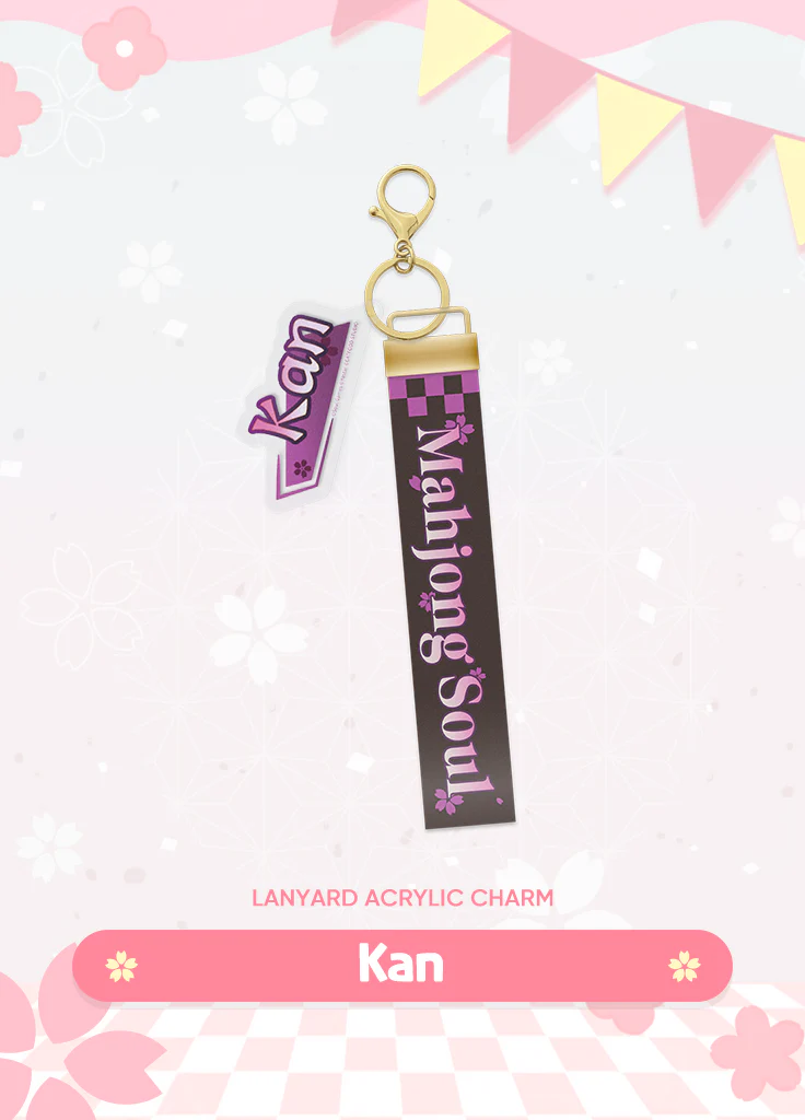 Mahjong Soul | Lanyard Acrylic Charm | 6th Anniv - Image 3