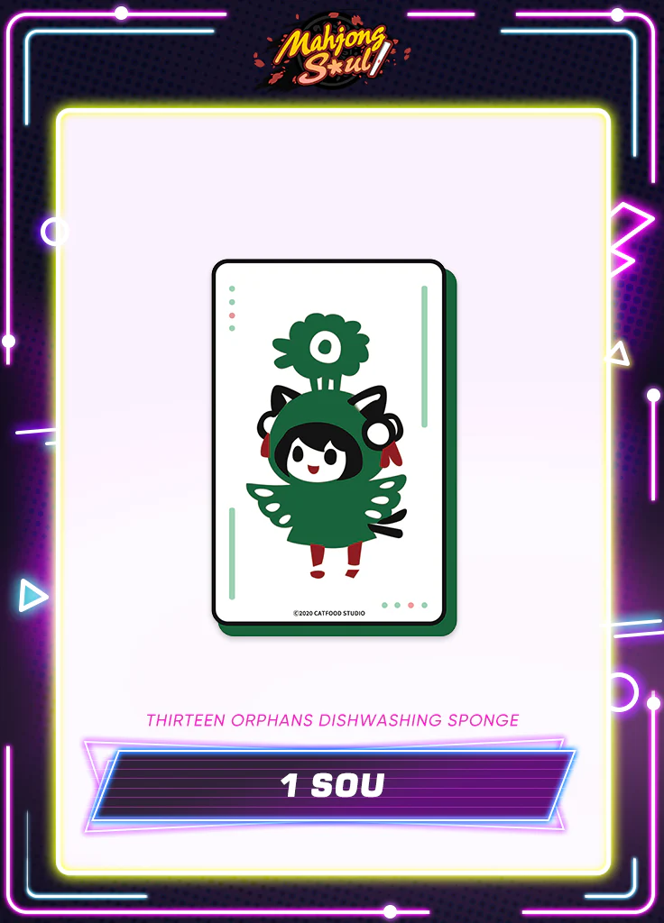 Mahjong Soul | Thirteen Orphans Dishwashing Sponge | Black Friday 2025 - Image 6